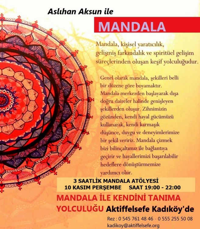 Mandala Atölyesi, AktifFelsefe Kadıköy Şubesi’nde
