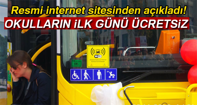 İETT İstanbul’da okulların ilk günü ulaşımı ücretsiz yaptı