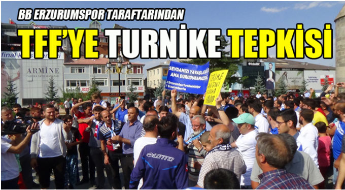 Erzurumspor’a turnike darbesi, Dadaşlardan TFF’ye turnike tepkisi!