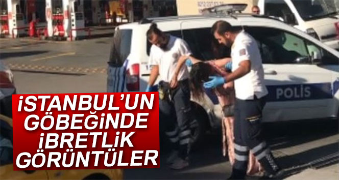 İstanbul’un göbeğinde ibretlik görüntüler