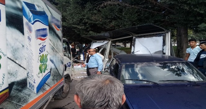 Ataşehir’de kontrolden çıkan bir kamyonet 1 öğrenciyi yaraladı