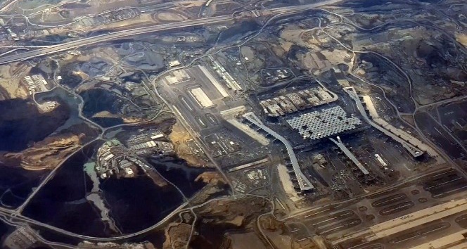 Uçaktan çekilen görüntüler ile 3. Havalimanının son hali