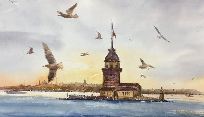 Mücella Balyemez, İstanbul suluboyaları sanatseverlerle buluşuyor