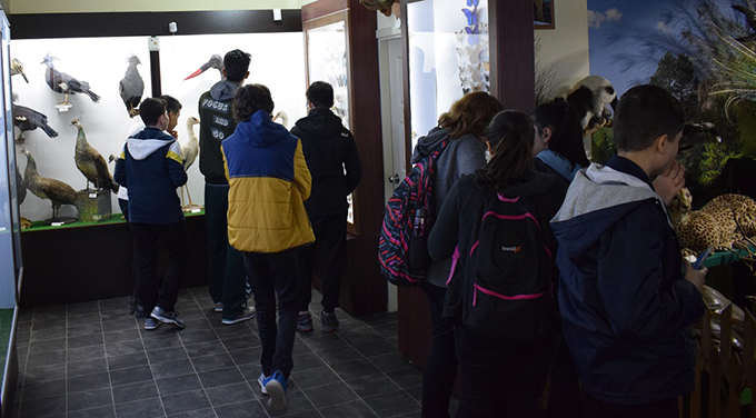 Ahmet Şimşek Anadolu Lisesi 9. Sınıf öğrencileri, Doğa Bilim Müzesini gezdi