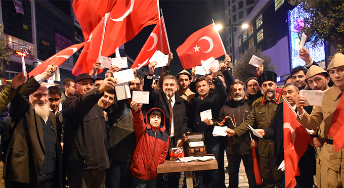 Esenyurt Belediyesi’nden Mehmetçiklere 5 bin mektup
