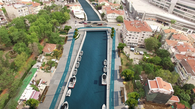 İBB, Kadıköy’de Kurbağalıdere köprüsünü trafiğe açtı
