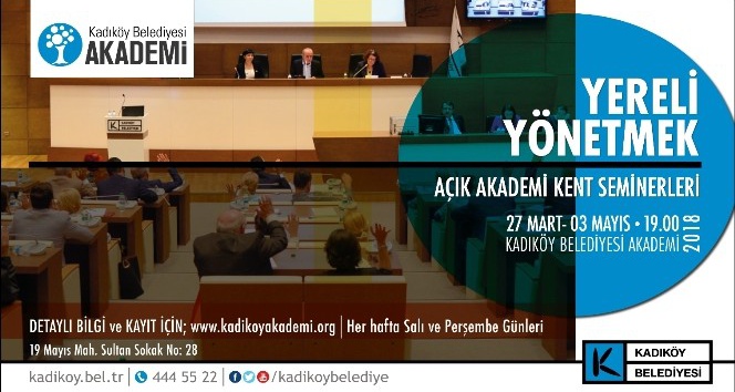 Kadıköy’de ‘Yereli Yönetmek’ seminerleri başlıyor