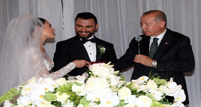 Cumhurbaşkanı Erdoğan Alişan’ın nikah törenine katıldı