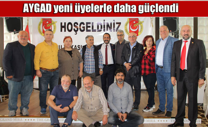 Anadolu Yakası Gazeteciler Derneği AYGAD yeni üyelerle daha güçlendi!