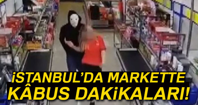 Maltepe’de maskeli market soyguncusu yakalandı