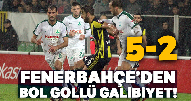 Fenerbahçe’den bol gollü galibiyet!