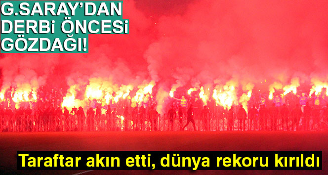 Galatasaray’dan derbi öncesi gözdağı!