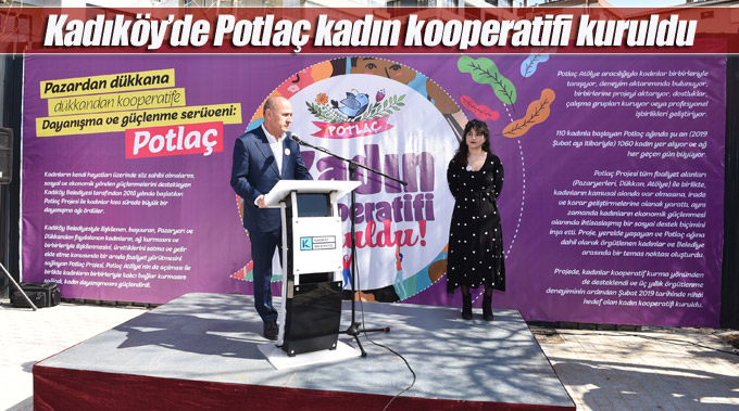 Kadıköy’de Potlaç kadın kooperatifi kuruldu
