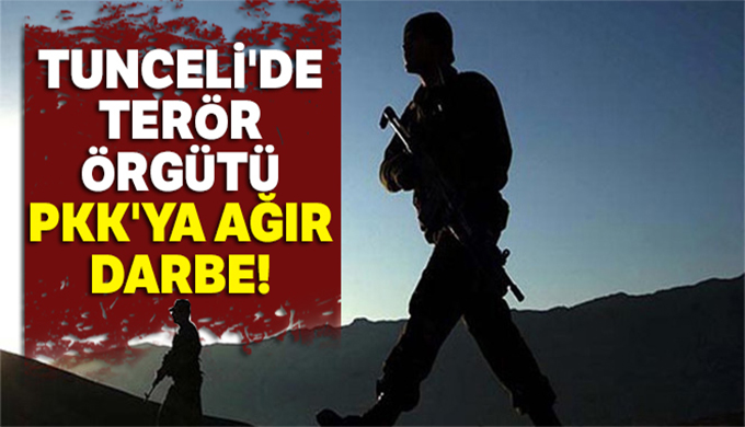 Terör örgütü PKK’ya ağır darbe