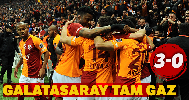 Galatasaray, Evkur Yeni Malatyaspor’u 3-0’lık skorla mağlup etti