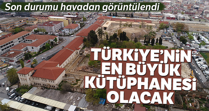 Türkiye’nin en büyük kütüphanesi olacak