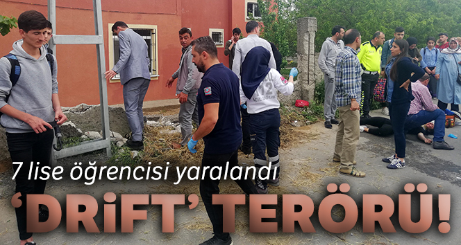 İstanbul’da “drift” terörü: 7 lise öğrencisi yaralandı