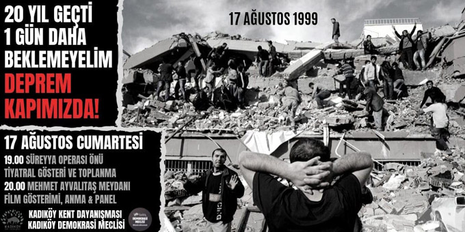 Depremini unutturmamak için Kadıköy’de ’Deprem Kapımızda’ etkinlikleri