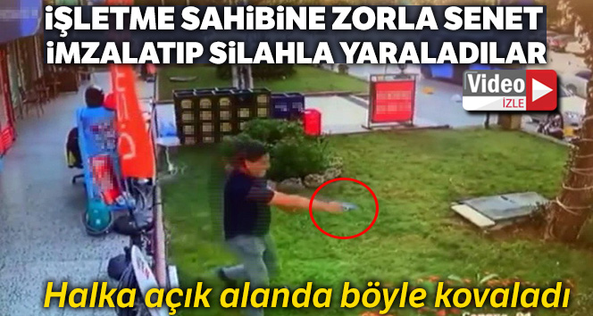 Kadıköy’de senet çetesi iş yeri sahibine silahlı saldırıda bulundu