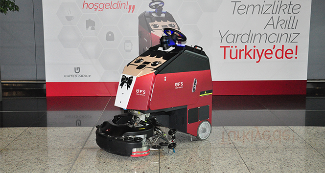 İstanbul Havalimanı’nda ‘insansız temizlik robotu’ dönemi başladı