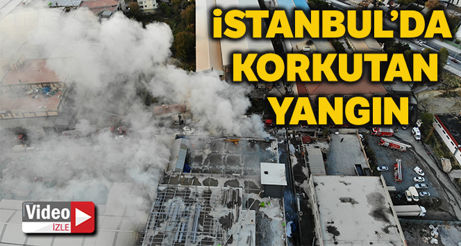 İstanbul’da mobilya imalat fabrikasında yangın korkuttu
