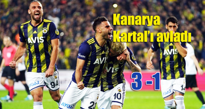 Fenerbahçe, Beşiktaş’ı Kadıköy’de 3-1 mağlup etti