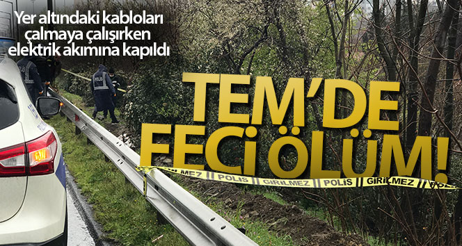 İstanbul’da kablo hırsızı kazdığı çukurda can verdi