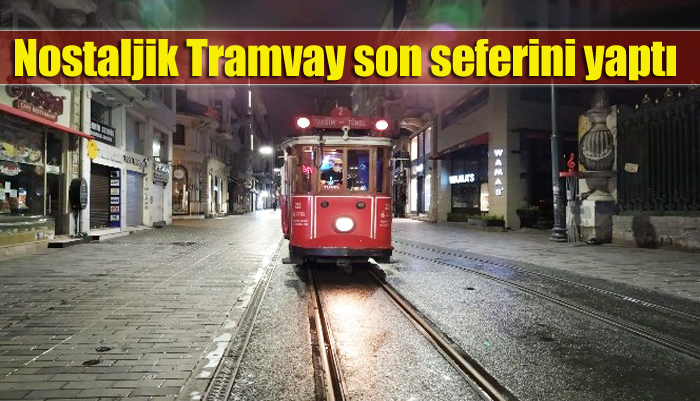 Nostaljik Tramvay son seferini yaptı