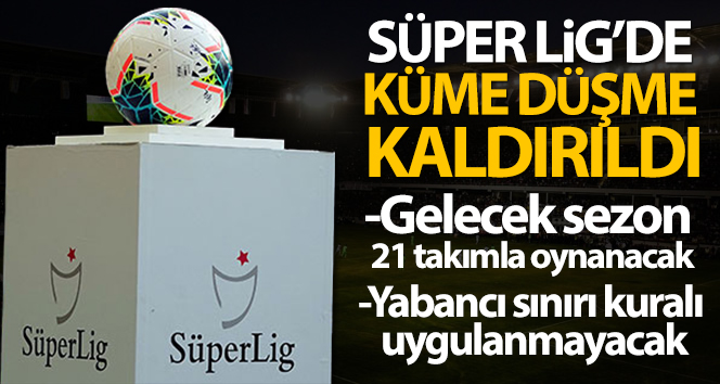Nihat Özdemir: ‘Süper Lig, TFF 1, 2 ve 3. Lig’de düşme olmayacak’