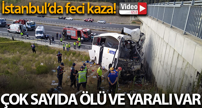 İstanbul Eyüpsultan’da yolcu otobüsü yoldan çıktı: 5 ölü, 26 yaralı