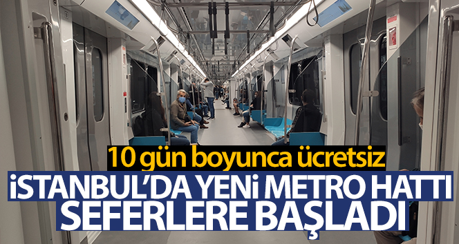 İstanbul’a yeni metro hattı Mecidiyeköy-Mahmutbey hattı açıldı