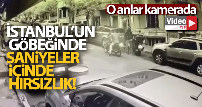 İstanbul’da hırsızlar saniyeler içerisinde motosikletleri çalıyorlar