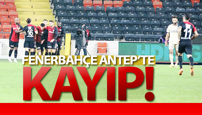 Süper Lig’in 13. haftasında Gaziantep FK, Fenerbahçe’yi 3-1 Yendi