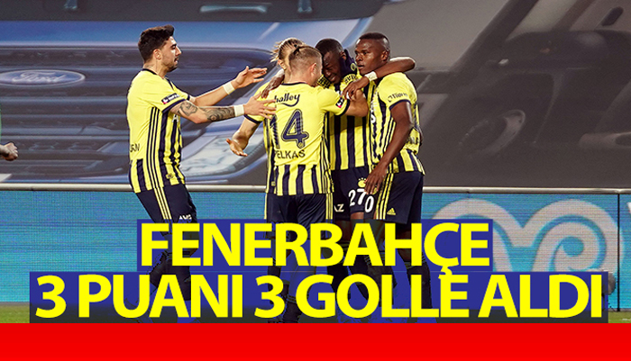 Fenerbahçe, Kayserispor yenerek 3 puanı 3 golle aldı
