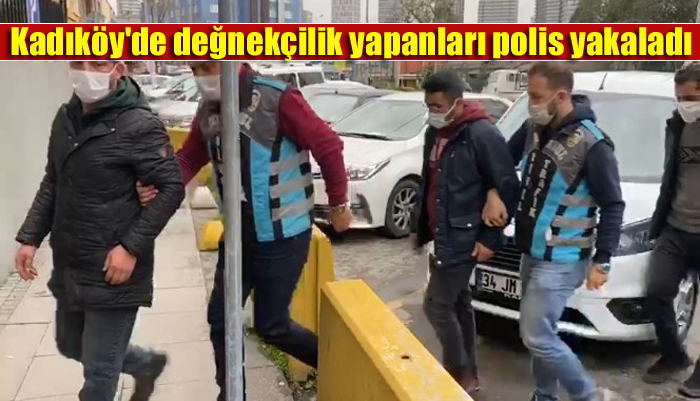 Kadıköy’de değnekçilik yapan 3 şahıs gözaltına alındı