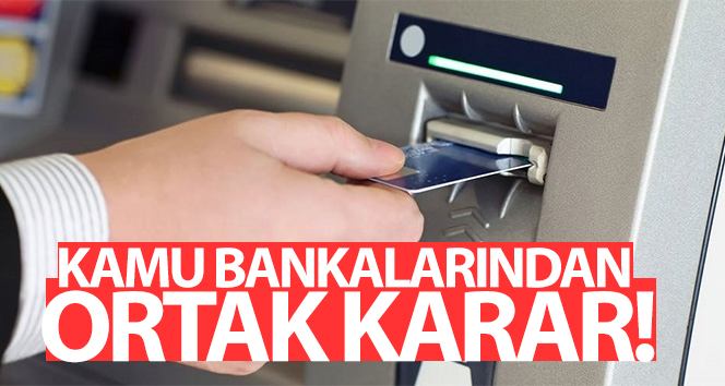 Kamu bankalarının tüm ATM’leri, tek bir ATM’de toplanacak