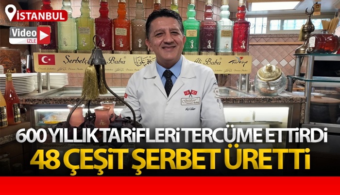 Osmanlı mutfağının şerbet kültürünü Kadıköy’de yaşatıyor