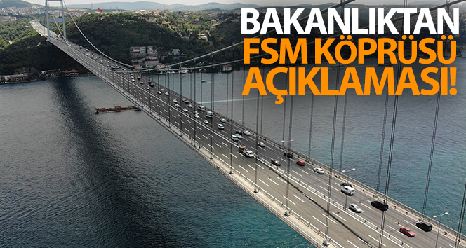 Fatih Sultan Mehmet Köprüsü’ndeki tadilat, ayda 5 gece olmak üzere toplamda 75 günlük gece çalışmasıyla tamamlanacak