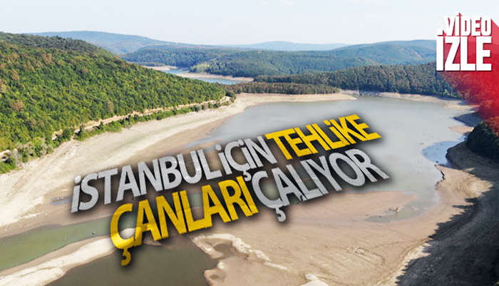 İstanbul’un su ihtiyacını karşılayan barajların doluluk oranları yine azaldı