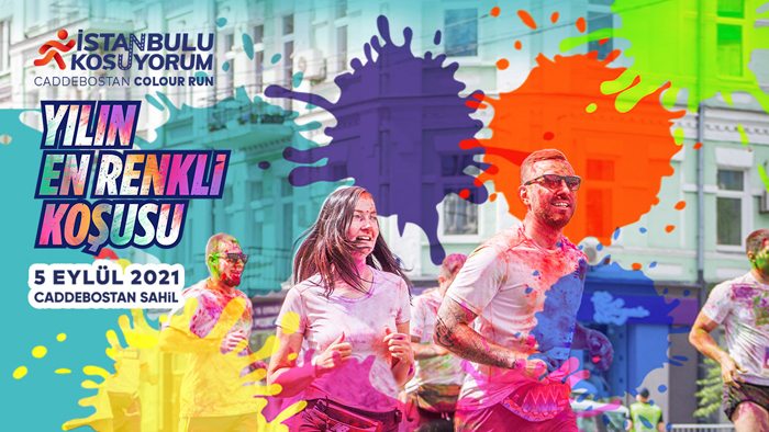 “İstanbul’u Koşuyorum” Caddebostan Colour Run Etabı 1250 sporcunun katılımı ile gerçekleştirilecek
