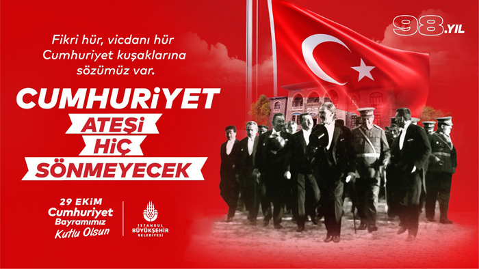 İBB’nin İstanbul’da Coşkulu Cumhuriyet Bayramı Kutlamaları