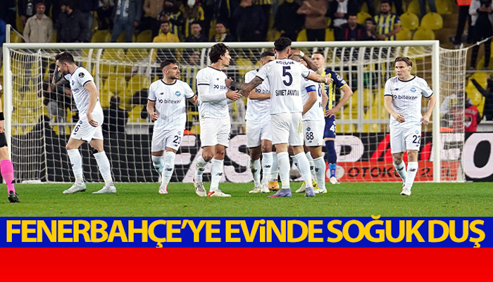 Fenerbahçe, sahasında Adana Demirspor’a 2-1 mağlup oldu