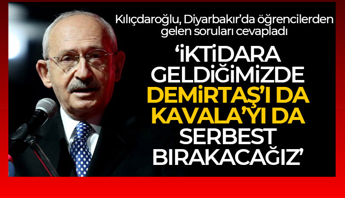 Kemal Kılıçdaroğlu: ‘Demirtaş ile en fazla görüşen milletvekilleri CHP’li vekillerdir’