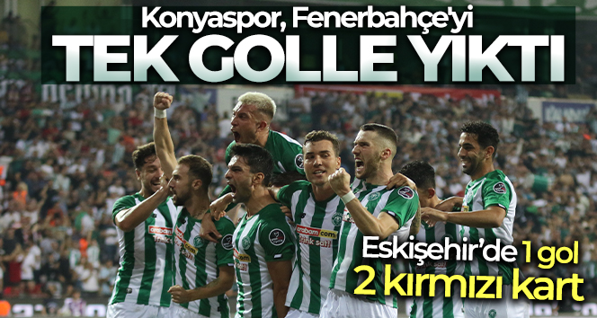 Konyaspor, Fenerbahçe’yi tek golle yıktı