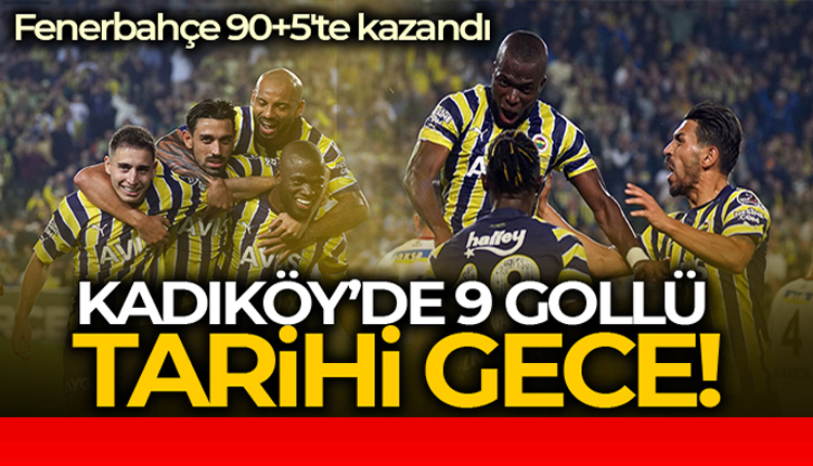 Fenerbahçe, Karagümrük maçından 5 – 4  galip ayrıldı!