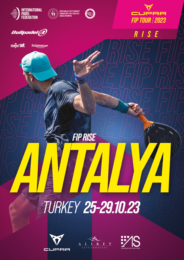 FIP RISE Padel Turnuvası 25-29 Ekim 2023’te Türkiye’de gerçekleşecek