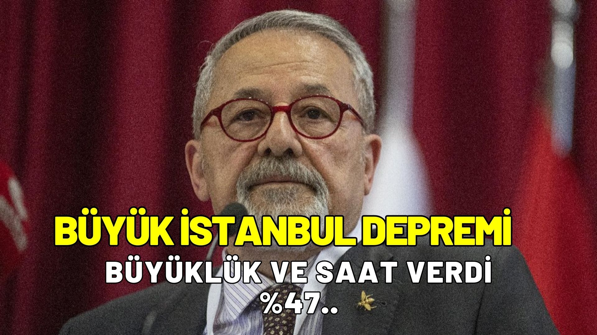 Naci Görür Büyük İstanbul depremi için tarih ve büyüklük verdi! “Yüzde 47”
