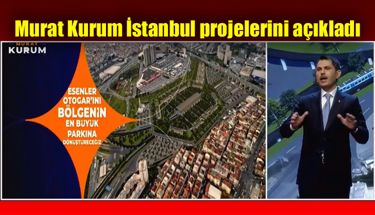 AK Parti İBB Başkan adayı Murat Kurum İstanbul projelerini açıkladı