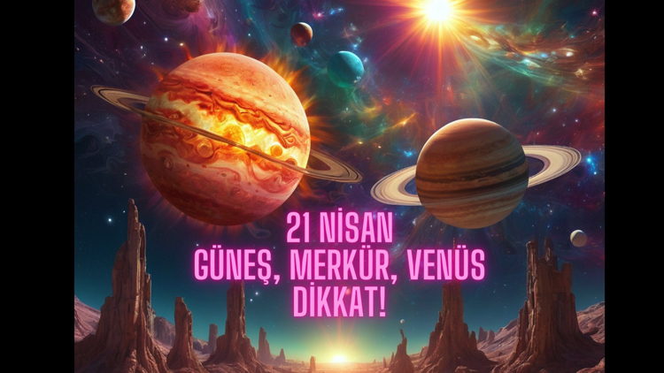 15 – 21 Nisan 2024 Astroloji haftalık yorum: 21 Nisan Güneş, Merkür, Venüs Dikkat!