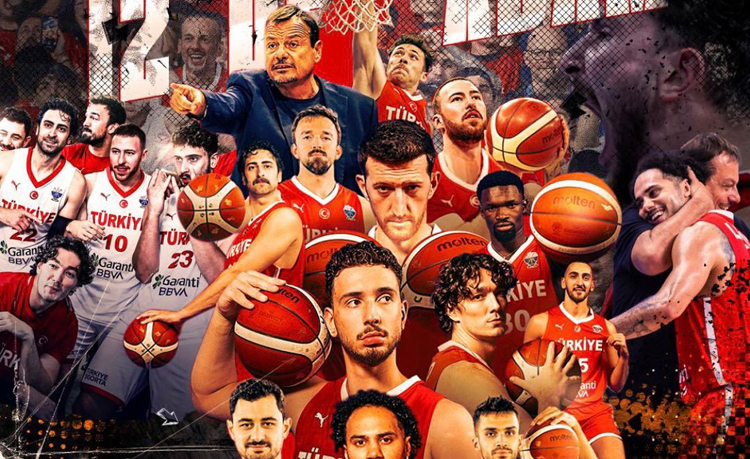A Milli Erkek Basketbol Takımı ikinci kez Avrupa ikincisi oldu